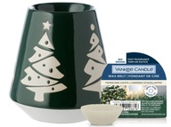 Vianočná súprava krbu + vonný vosk Yankee Candle blikajúce svetielka 2 Vianočná súprava krbu + vonný vosk Yankee Candle blikajúce svetielka 2
