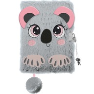 DENNÍČEK MÔJ MALÝ KAMARÁT PLYŠOVÝ CHLUPÁČ A5 96K S VISNÝM ZÁMKOM Koala 0871 DENNÍČEK MÔJ MALÝ KAMARÁT PLYŠOVÝ CHLUPÁČ A5 96K S VISNÝM ZÁMKOM Koala 0871