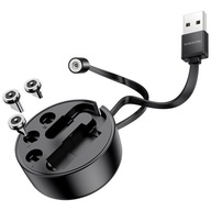 BU26 3v1 iPhone micro USB Type-C magnetický kábel BU26 3v1 iPhone micro USB Type-C magnetický kábel