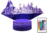 3D LED LAMPA NEW YORK STATUE OF LIBERTY FARBA+DIAĽKOVÉ 3D LED LAMPA NEW YORK STATUE OF LIBERTY FARBA+DIAĽKOVÉ