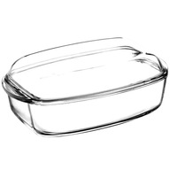 TEPLOTNÁ NÁDOBA S viečkom 7 L sklo PYREX