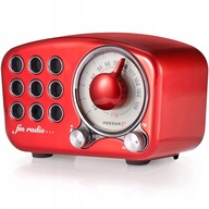 Feegar Retro Red AUX SD kuchynské rádio BT 4.2 Prenosné FM 1100 mAh Feegar Retro Red AUX SD kuchynské rádio BT 4.2 Prenosné FM 1100 mAh