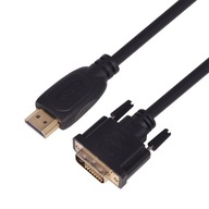 TB HDMI - DVI kábel 3m. 24+1, pozlátené