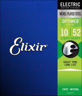 Elixir Optiweb 19077 Light/Heavy struny 10-52 Elixir Optiweb 19077 Light/Heavy struny 10-52