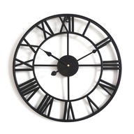 VEĽKÉ KOVOVÉ NÁstenné HODINY 50 CM, TICHÝ MECHANIZMUS VEĽKÉ KOVOVÉ NÁstenné HODINY 50 CM, TICHÝ MECHANIZMUS