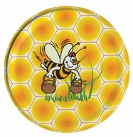 Uzávery zaváracích pohárov, med (50 ks) S VČELÍNOU ND4 Uzávery zaváracích pohárov, med (50 ks) S VČELÍNOU ND4