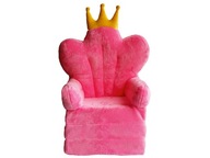 Rozkladacie kreslo pre dievčenskú princeznú Tron Rozkladacie kreslo pre dievčenskú princeznú Tron