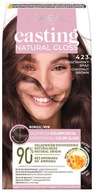 Prírodná lesklá farba na vlasy Loreal Casting 423 gaštanovo hnedá Prírodná lesklá farba na vlasy Loreal Casting 423 gaštanovo hnedá