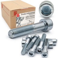 M6x70 imbusová skrutka, pozinkovaná, VALEC, DIN 912, 1 kg M6x70 imbusová skrutka, pozinkovaná, VALEC, DIN 912, 1 kg