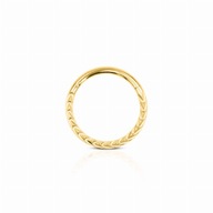 Náušnica Gold Clicker Ring Helix Nostril 1.2/8