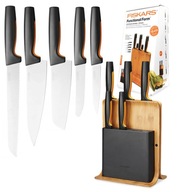 FISKARS FF 1057552 SADA 5 NOŽOV V DREVENOM BLOKU