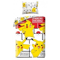 POKEMON detské obliečky 140x200 Pikachu POKEMON detské obliečky 140x200 Pikachu