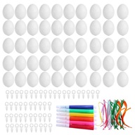 DIY nemaľované veľkonočné vajíčka 50 kusov na ozdobu DIY nemaľované veľkonočné vajíčka 50 kusov na ozdobu
