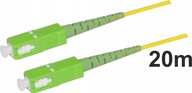 Patchcord SC/APC-SC/APC SM sx 2,0 mm G657A1 20m Patchcord SC/APC-SC/APC SM sx 2,0 mm G657A1 20m