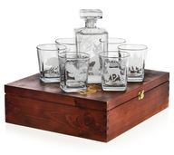KRÁSNY lovecký whisky set 6+1 v kufríku KRÁSNY lovecký whisky set 6+1 v kufríku