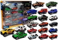 Súprava terénnych áut Jeep, pružinové pružiny, rôzne farby, 20 kusov