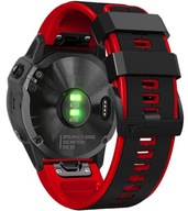 Čierno-červený remienok Garmin EPIX 2 PRO 51 mm Čierno-červený remienok Garmin EPIX 2 PRO 51 mm