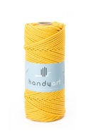 Macrame struna 3PLY klasická žltá 3mm 100m Macrame struna 3PLY klasická žltá 3mm 100m