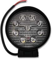 REFLEKTOROVÁ LED PRACOVNÁ LAMPA okrúhla 12-24V 27W