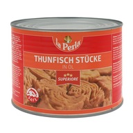 KÚSKY TUNIAKA v rastlinnom oleji LA PERLA 1705g KÚSKY TUNIAKA v rastlinnom oleji LA PERLA 1705g
