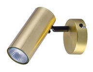 Mosadzné nástenné svietidlo, pohyblivé kovové bodové svietidlo Colly 91-01702 Candellux