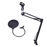 Stolný statív pre mikrofón + POP filter Stolný statív pre mikrofón + POP filter