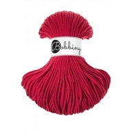 Bavlnená šnúrka Bobbiny Junior / Red / Classic Red Bavlnená šnúrka Bobbiny Junior / Red / Classic Red