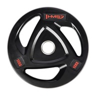 Pogumovaný olympijský tanier 15 KG TOX15 BLACK HMS Pogumovaný olympijský tanier 15 KG TOX15 BLACK HMS