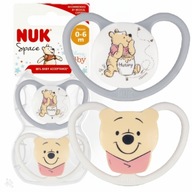 Nuk SILIKÓNOVÝ cumlík 0-6m Space Disney Macko Pú 2 ks Nuk SILIKÓNOVÝ cumlík 0-6m Space Disney Macko Pú 2 ks