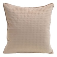 Béžová dekoratívna obliečka na vankúš 40x40, módny vzor houndstooth Béžová dekoratívna obliečka na vankúš 40x40, módny vzor houndstooth