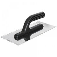 DEDRA 15B051 Rajberka nerezové hladidlo zubaté 270x130mm 4*4 DEDRA 15B051 Rajberka nerezové hladidlo zubaté 270x130mm 4*4