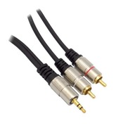 KÁBEL JACK 3,5mm ST./2xRCA 5,0m JLM BLISTER KÁBEL JACK 3,5mm ST./2xRCA 5,0m JLM BLISTER