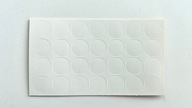 Samolepiace nábytkové hmoždinky fi20mm hladká biela Samolepiace nábytkové hmoždinky fi20mm hladká biela