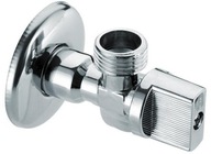 KFA GUĽOVÝ KOHÚT UHLOVÝ S ROZETOU 1/2"X1/2 KFA GUĽOVÝ KOHÚT UHLOVÝ S ROZETOU 1/2"X1/2
