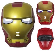 IRON MAN SVIETIACA LED SUPERHERO MASKA IRON MAN SVIETIACA LED SUPERHERO MASKA