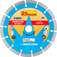 DIAMANTOVÁ ČEPEĽ SEGMENT 180X22,23 MM RICHMANN