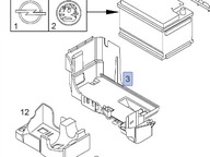 Montáž priehradky na batérie OPEL VECTRA C