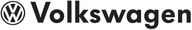 Logo VOLKSWAGEN nápis nálepka farba Čierna rozmer 50X8cm záruka