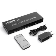 Matrix HDMI 2/4 Spacetronik SPH-M241 4K 60Hz Matrix HDMI 2/4 Spacetronik SPH-M241 4K 60Hz