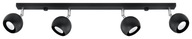 Stropné svietidlo OCULARE 4L Black GU10 LED SL.0447 SOLLUX Stropné svietidlo OCULARE 4L Black GU10 LED SL.0447 SOLLUX