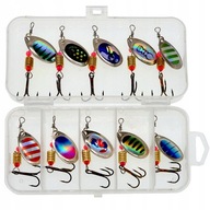 Sada 10 kusov SPINNER Sheet PIKE ZANDER 2,5-4,5g + ORGANIZER BOX Sada 10 kusov SPINNER Sheet PIKE ZANDER 2,5-4,5g + ORGANIZER BOX