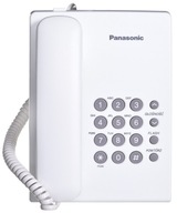 Pevný telefón Panasonic KX-TS500 Biely