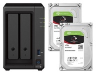 Synology DS723+ 4GB ECC + 2x 1TB server Seagate