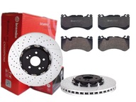 BREMBO PREDNÉ DISKY, DESTIČKY, MERCEDES AMG W204 360MM
