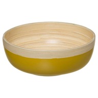 BAMBUSOVÁ MISKA ŽLTÁ okrúhla 20x7,5 cm DEKORAČNÁ MISKA BAMBUSOVÁ MISKA ŽLTÁ okrúhla 20x7,5 cm DEKORAČNÁ MISKA