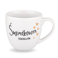 300 ml hrnček s nápisom Perfektný svedok - zlaté srdcia 300 ml hrnček s nápisom Perfektný svedok - zlaté srdcia