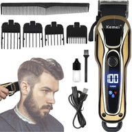 Bezdrôtový strihač vlasov KEMEI barber USB