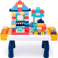 MÄKKÉ FLEXIBILNÉ BLOKY + STÔL - 80-DIELNÁ SET. MÄKKÉ FLEXIBILNÉ BLOKY + STÔL - 80-DIELNÁ SET.