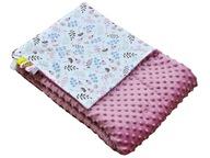 Kockovaná deka Minky 140x200cm prehoz pre dieťa Kockovaná deka Minky 140x200cm prehoz pre dieťa