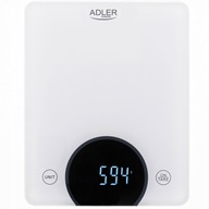 ADLER AD3173W ELEKTRONICKÁ KUCHYŇSKÁ VÁHA DO 10 KG ADLER AD3173W ELEKTRONICKÁ KUCHYŇSKÁ VÁHA DO 10 KG